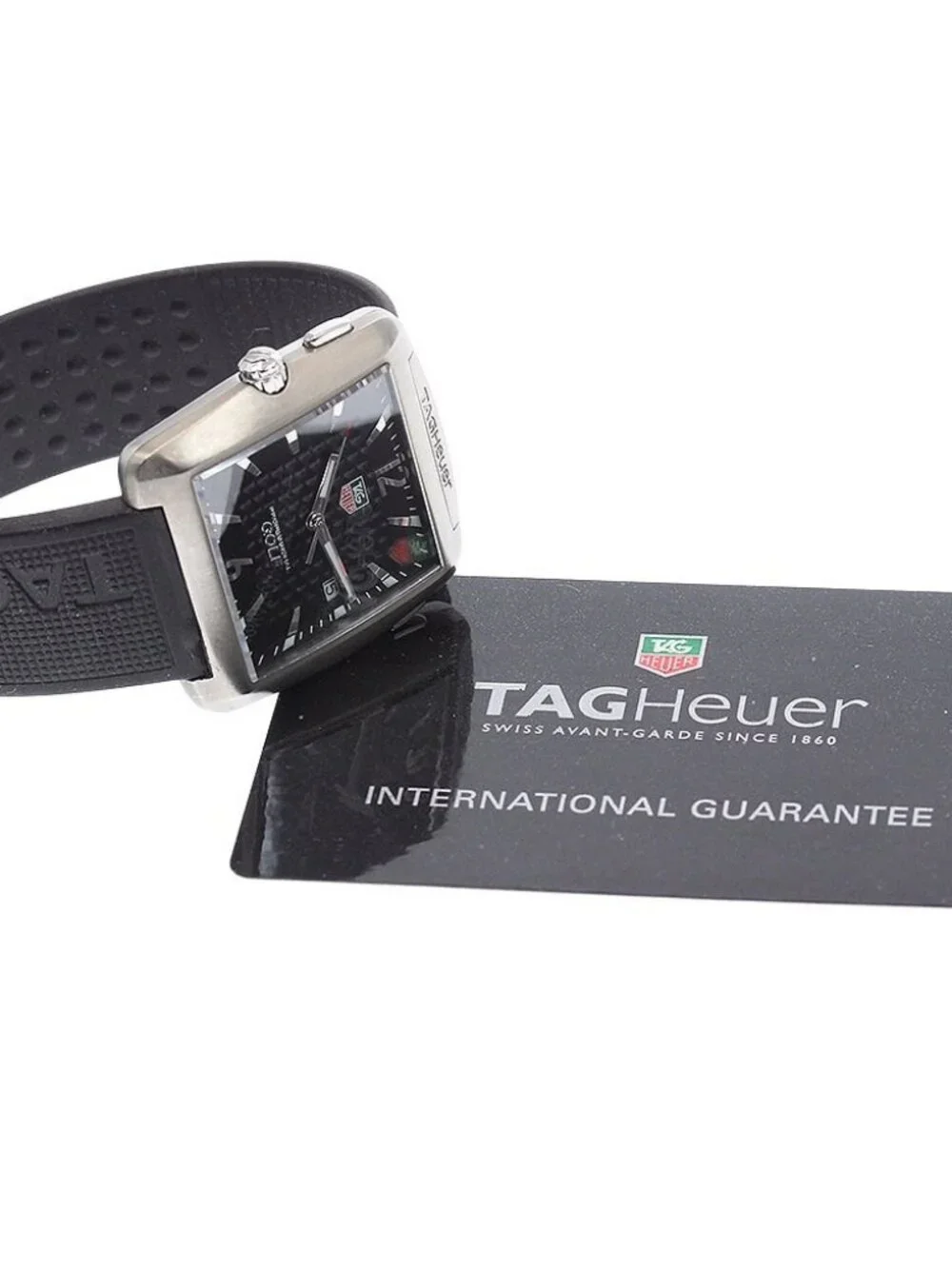TAG HEUER Professional Sports Golf WAE1111-0 Tiger woods Quartz Men's_969921